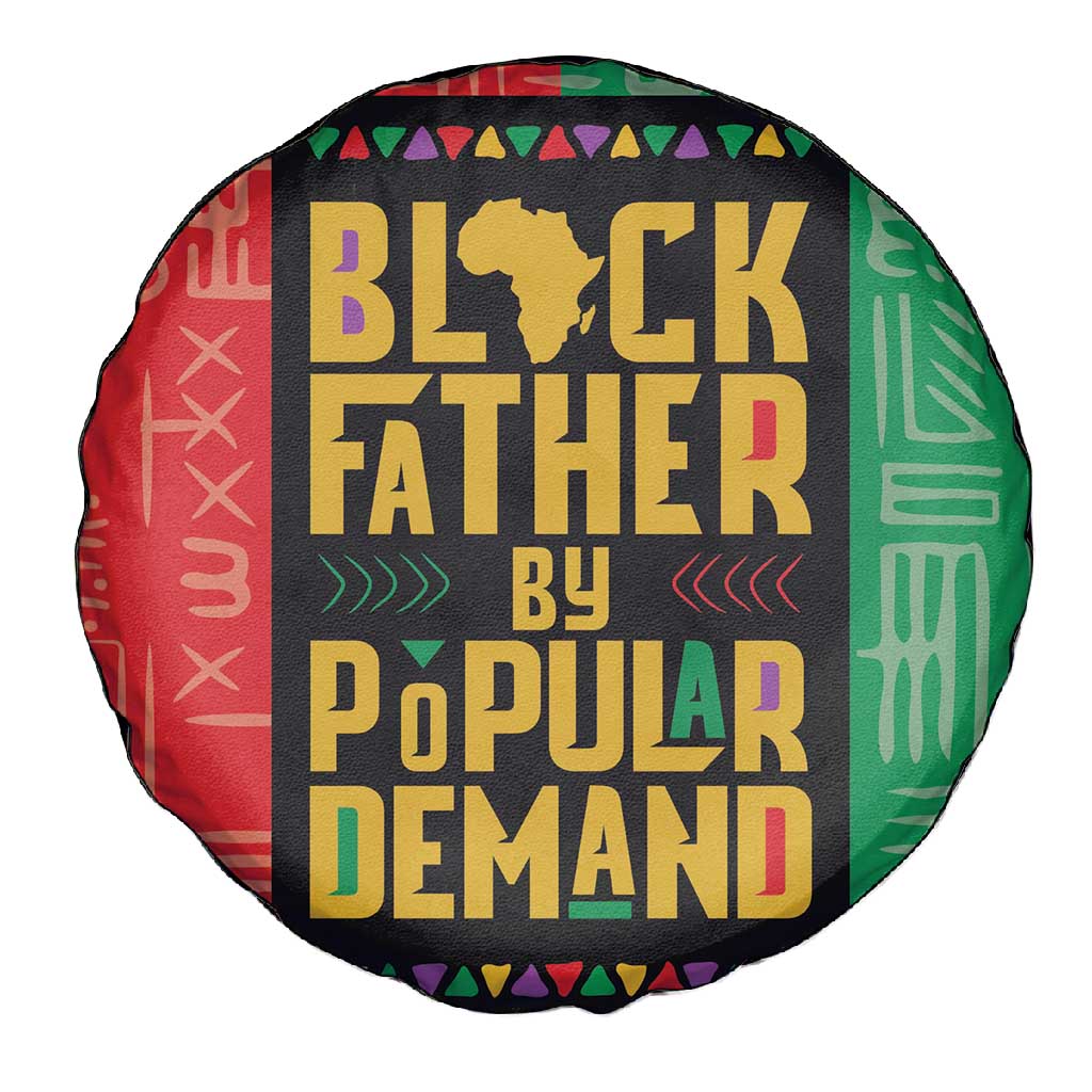 Black Father By Popular Demand Spare Tire Cover African Art
