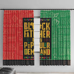 Black Father By Popular Demand Window Curtain African Art