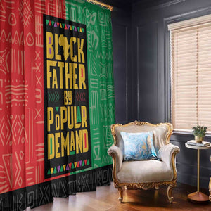 Black Father By Popular Demand Window Curtain African Art