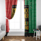 Black Father By Popular Demand Window Curtain African Art