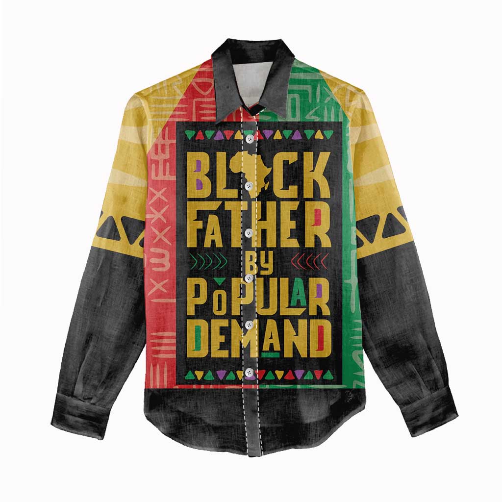 Black Father By Popular Demand Women Casual Shirt African Art DT03