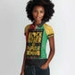 Black Father By Popular Demand Women Polo Shirt African Art