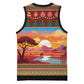 African Christmas Basketball Jersey Afro Heritage and Celebrated - African Pride