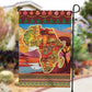African Christmas Garden Flag Afro Heritage and Celebrated