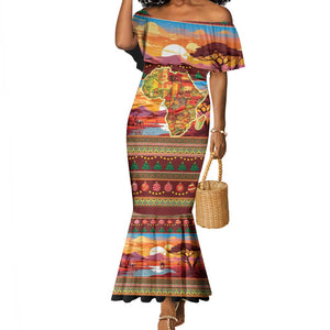 African Christmas Mermaid Dress Afro Heritage and Celebrated