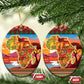 African Christmas Ceramic Ornament Afro Heritage and Celebrated DT03