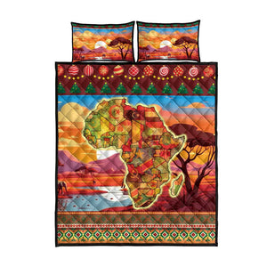 African Christmas Quilt Bed Set Afro Heritage and Celebrated