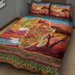 African Christmas Quilt Bed Set Afro Heritage and Celebrated