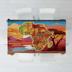 African Christmas Tablecloth Afro Heritage and Celebrated