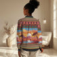 African Christmas Women Casual Shirt Afro Heritage and Celebrated DT03