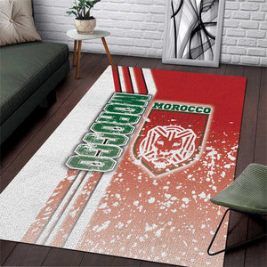 Morocco Soccer Area Rug Atlas Lions Football - Road To Champion