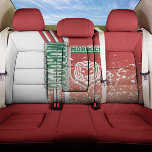 Morocco Soccer Back Car Seat Cover Atlas Lions Football - Road To Champion