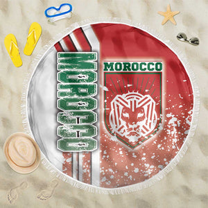 Morocco Soccer Beach Blanket Atlas Lions Football - Road To Champion