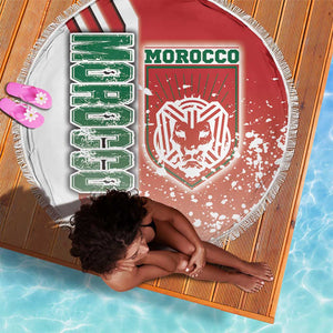 Morocco Soccer Beach Blanket Atlas Lions Football - Road To Champion