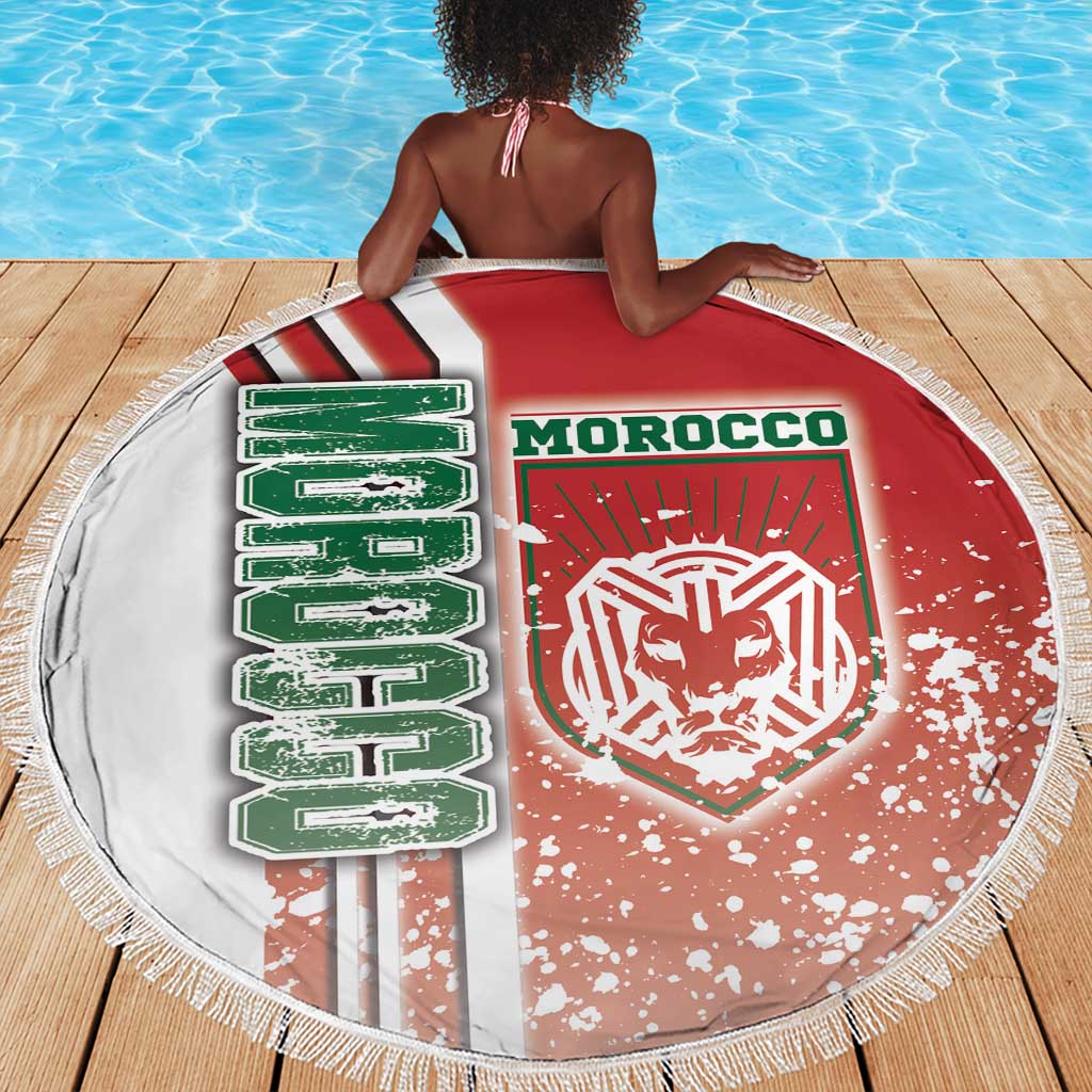 Morocco Soccer Beach Blanket Atlas Lions Football - Road To Champion