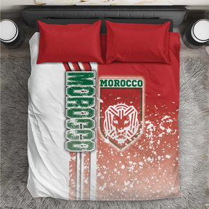 Morocco Soccer Bedding Set Atlas Lions Football - Road To Champion