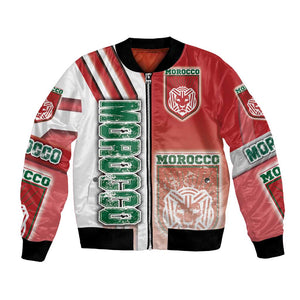 Morocco Soccer Bomber Jacket Atlas Lions Football - Road To Champion