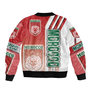 Morocco Soccer Bomber Jacket Atlas Lions Football - Road To Champion