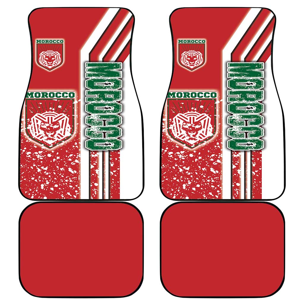 Morocco Soccer Car Mats Atlas Lions Football - Road To Champion