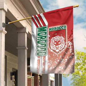 Morocco Soccer Garden Flag Atlas Lions Football - Road To Champion
