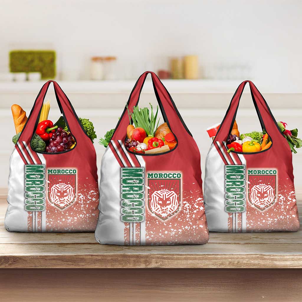 Morocco Soccer Grocery Bag Atlas Lions Football - Road To Champion