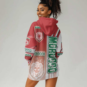 Morocco Soccer Hoodie Dress Atlas Lions Football - Road To Champion
