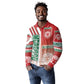 Morocco Soccer Long Sleeve Polo Shirt Atlas Lions Football - Road To Champion