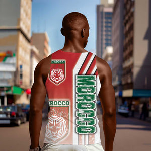 Morocco Soccer Men Tank Top Atlas Lions Football - Road To Champion