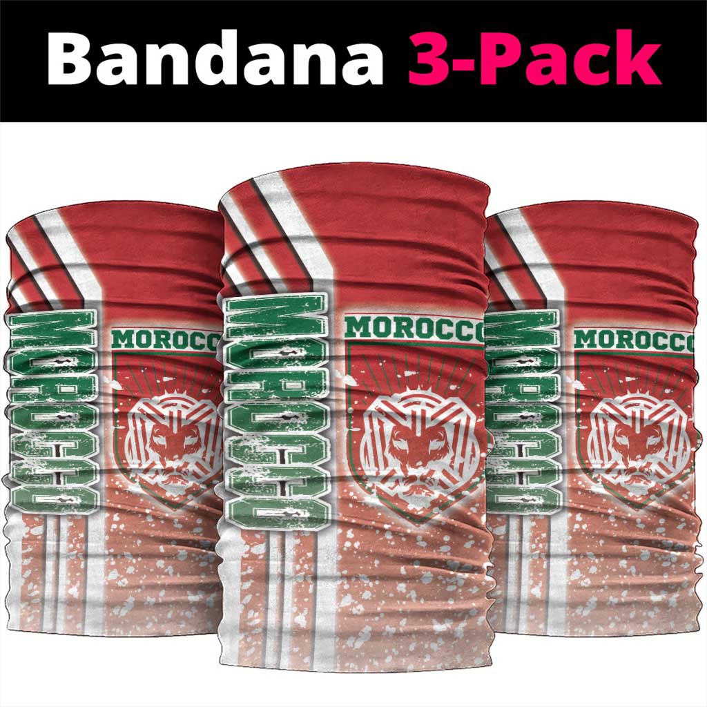 Morocco Soccer Neck Gaiter Atlas Lions Football - Road To Champion - African Pride