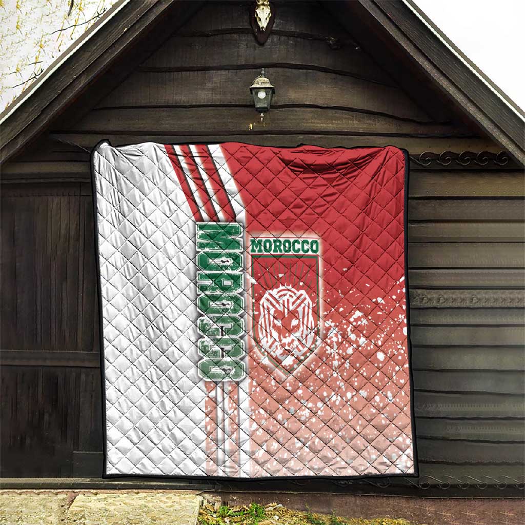 Morocco Soccer Quilt Atlas Lions Football - Road To Champion