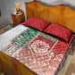 Morocco Soccer Quilt Bed Set Atlas Lions Football - Road To Champion