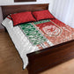 Morocco Soccer Quilt Bed Set Atlas Lions Football - Road To Champion