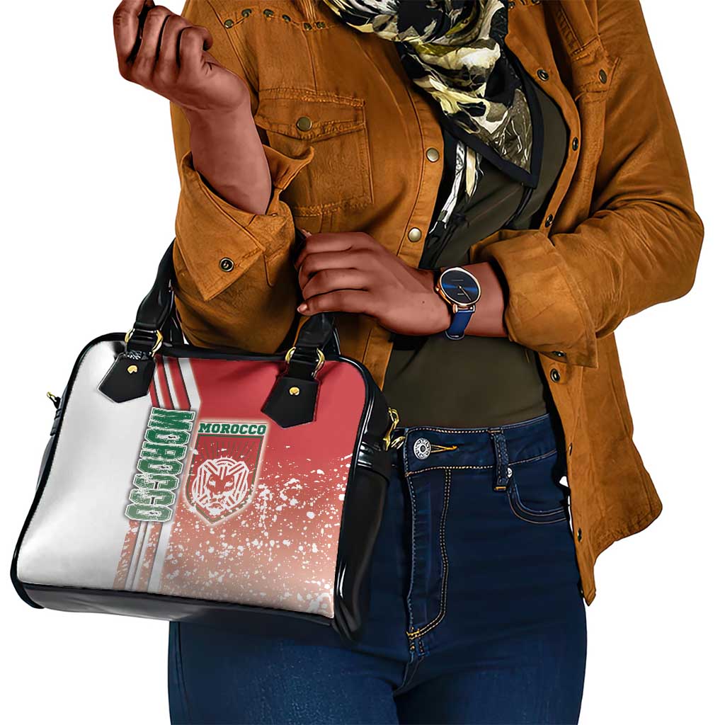 Morocco Soccer Shoulder Handbag Atlas Lions Football - Road To Champion