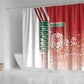 Morocco Soccer Shower Curtain Atlas Lions Football - Road To Champion