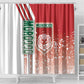 Morocco Soccer Shower Curtain Atlas Lions Football - Road To Champion