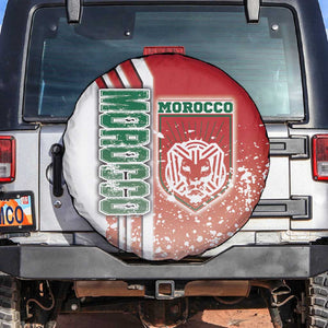 Morocco Soccer Spare Tire Cover Atlas Lions Football - Road To Champion