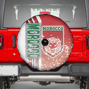 Morocco Soccer Spare Tire Cover Atlas Lions Football - Road To Champion