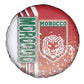 Morocco Soccer Spare Tire Cover Atlas Lions Football - Road To Champion