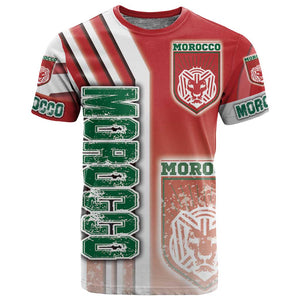 Morocco Soccer T shirt Atlas Lions Football - Road To Champion