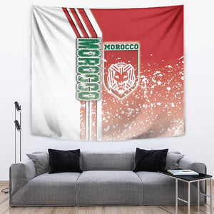 Morocco Soccer Tapestry Atlas Lions Football - Road To Champion