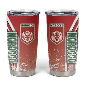 Morocco Soccer Tumbler Cup Atlas Lions Football - Road To Champion