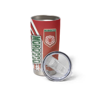 Morocco Soccer Tumbler Cup Atlas Lions Football - Road To Champion