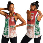 Morocco Soccer Women Racerback Tank Atlas Lions Football - Road To Champion