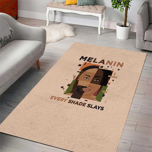 Melanin Every Shade Slays Area Rug Afro Women