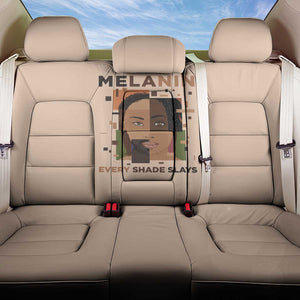 Melanin Every Shade Slays Back Car Seat Cover Afro Women