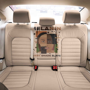 Melanin Every Shade Slays Back Car Seat Cover Afro Women