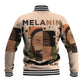 Melanin Every Shade Slays Baseball Jacket Afro Women