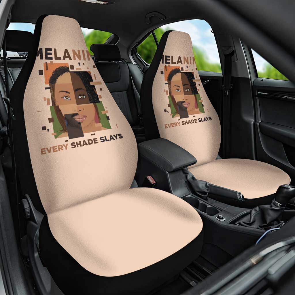 Melanin Every Shade Slays Car Seat Cover Afro Women