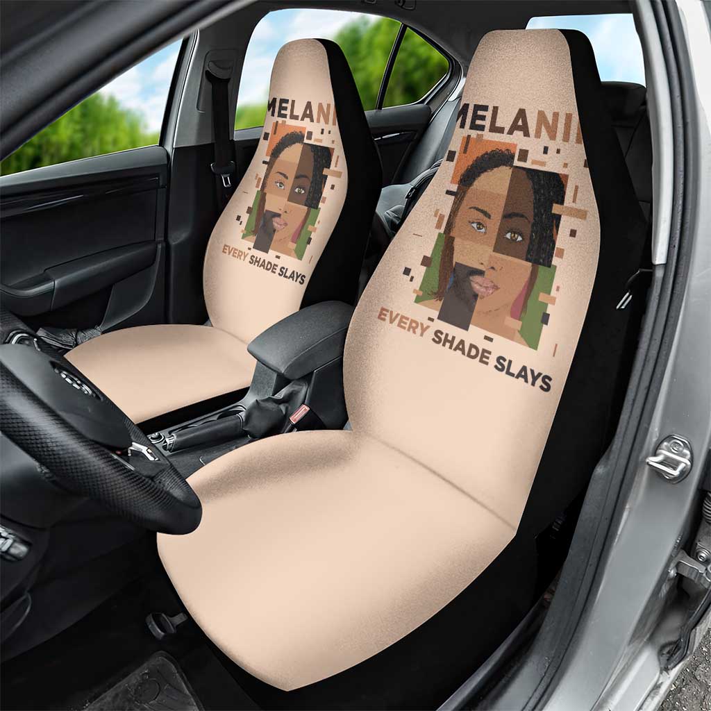 Melanin Every Shade Slays Car Seat Cover Afro Women