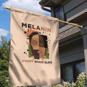 Melanin Every Shade Slays Garden Flag Afro Women